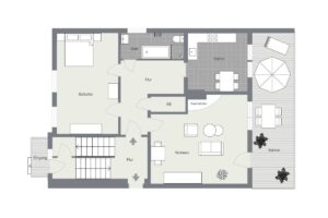 014 - Grundrissplan - Obergeschoss