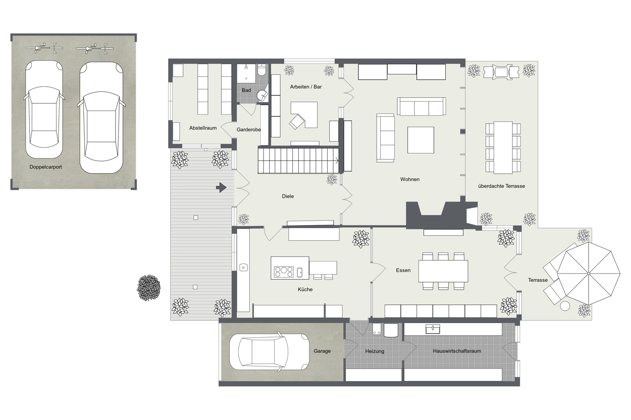 038 - Grundrissplan Erdgeschoss