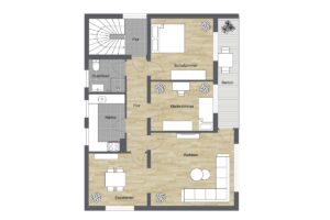 021 - Grundrissplan Obergeschoss