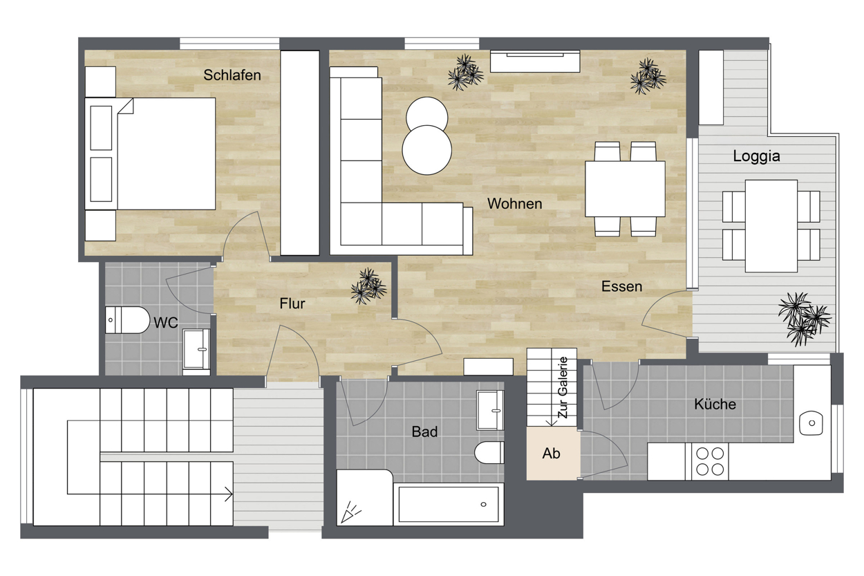 015 - Grundrissplan Dachgeschoss