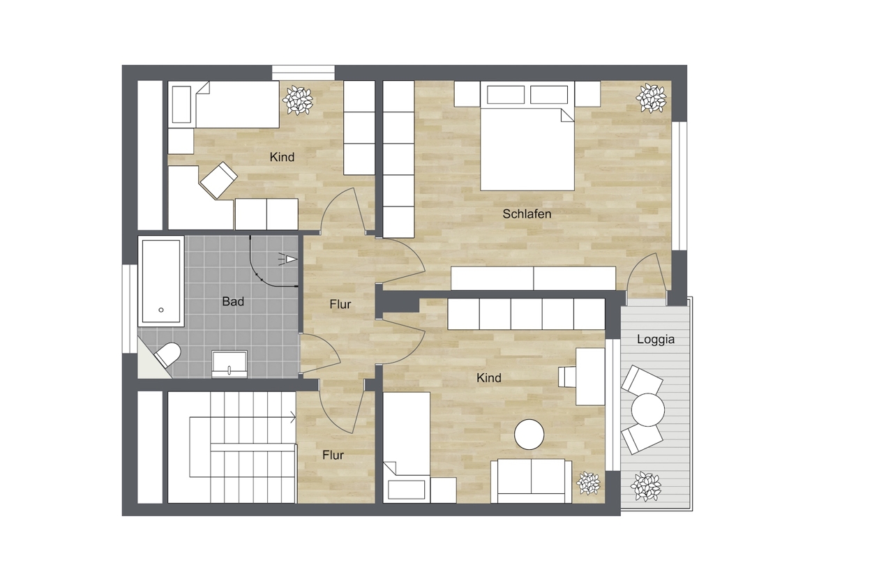 024 - Grundrissplan Dachgeschoss