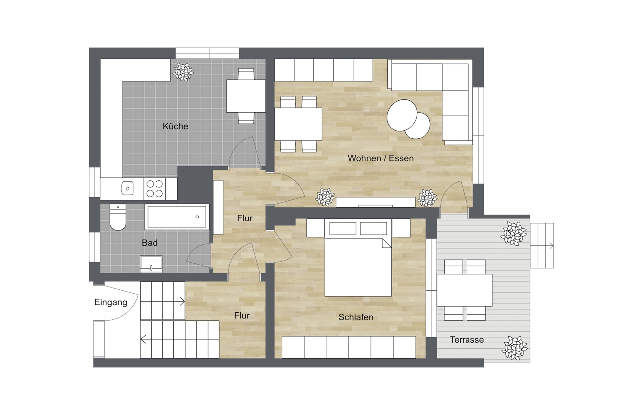 023 - Grundrissplan Erdgeschoss
