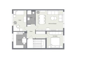 029 - Grundrissplan - Obergeschoss