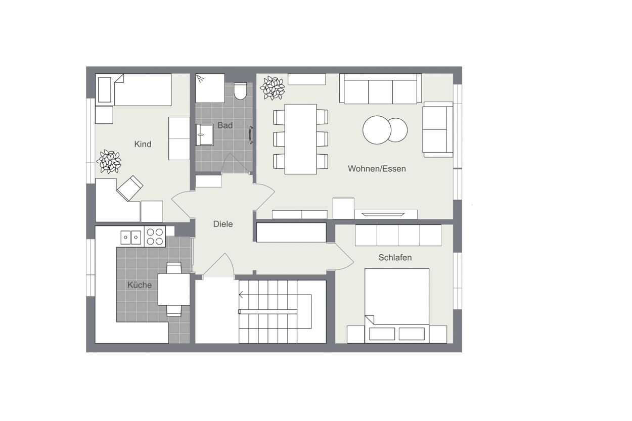 029 - Grundrissplan - Obergeschoss