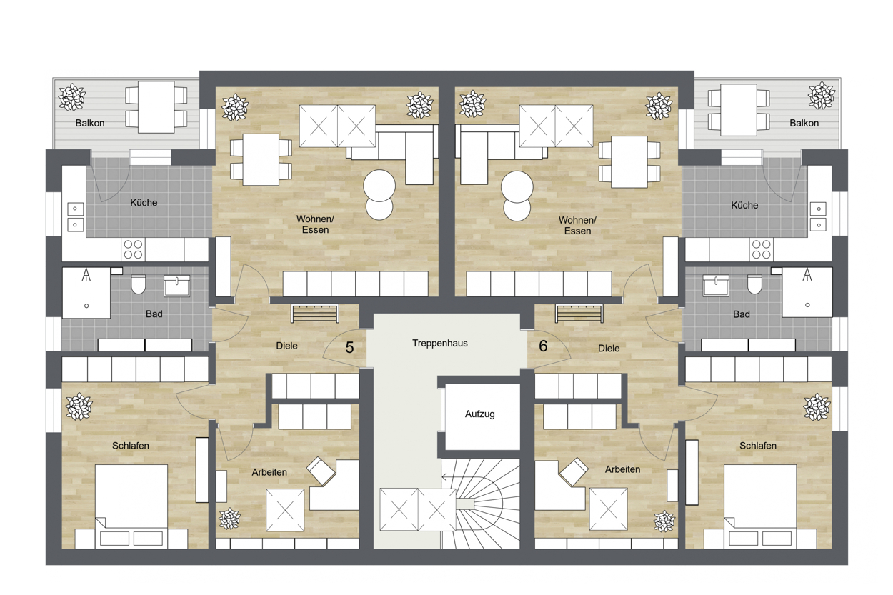 011 - Grundriss Dachgeschoss