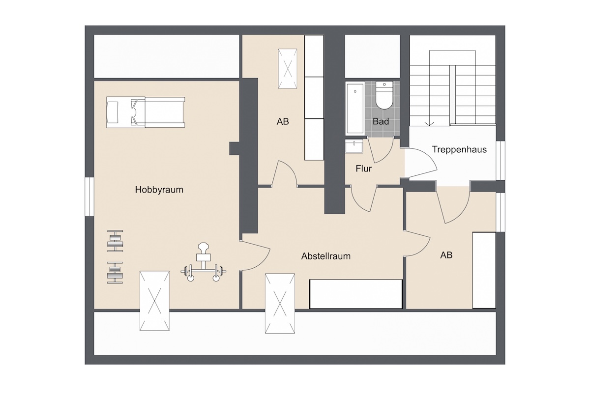 022 - Grundriss Dachgeschoss