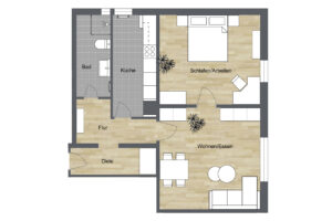 008 - Grundrissplan 1. OG Mitte
