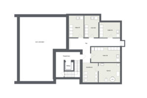 013 - Haus B - Grundriss Kellergeschoss