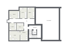 009 - Haus A - Grundriss Kellergeschoss