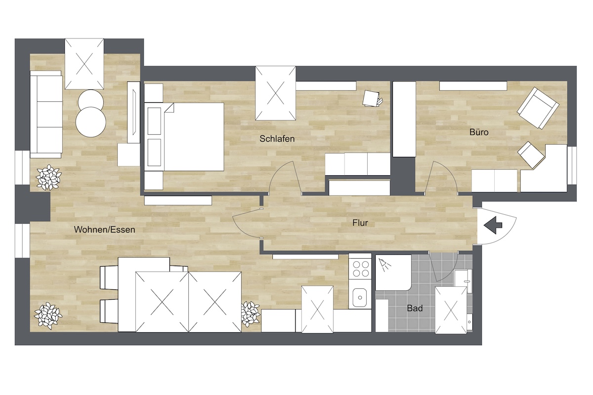 009 - Grundrissplan Dachgeschoss