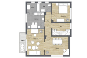 029 - Grundrissplan Obergeschoss