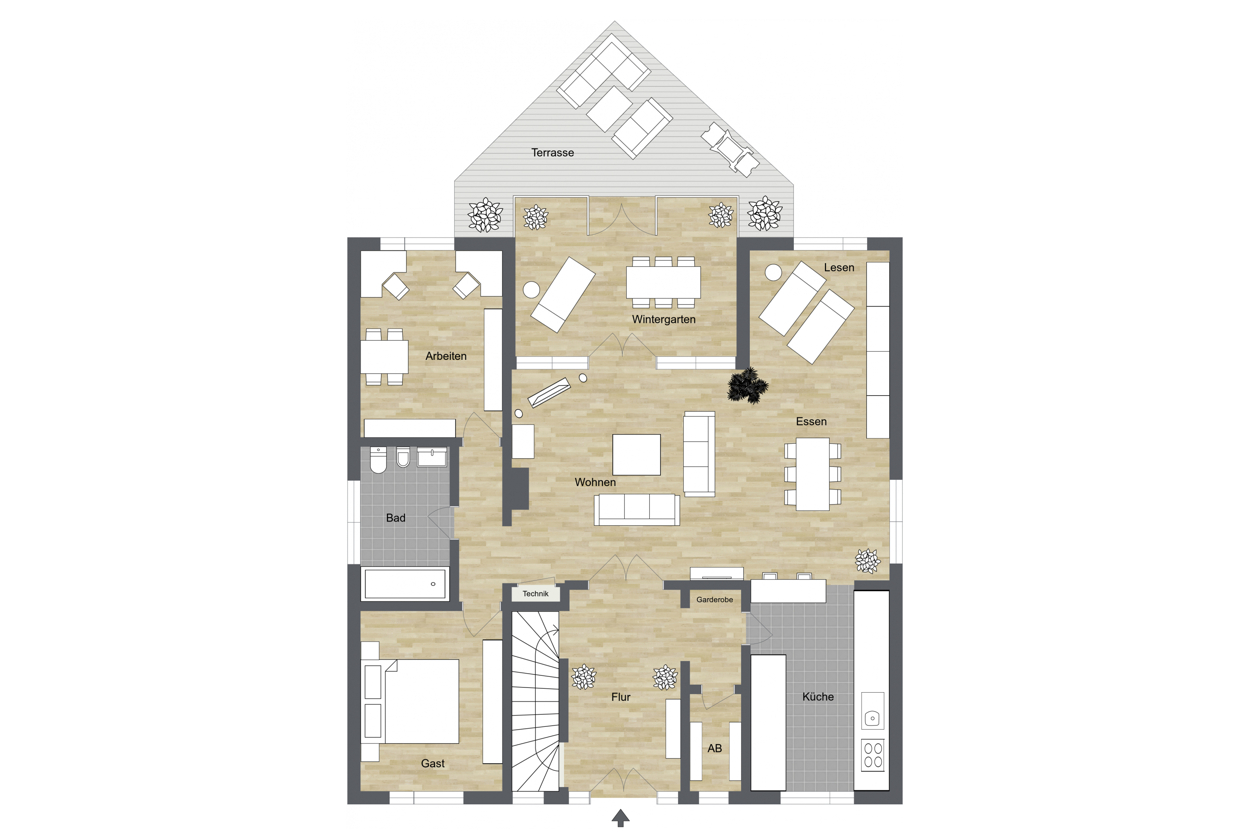 035 - Grundriss Erdgeschoss