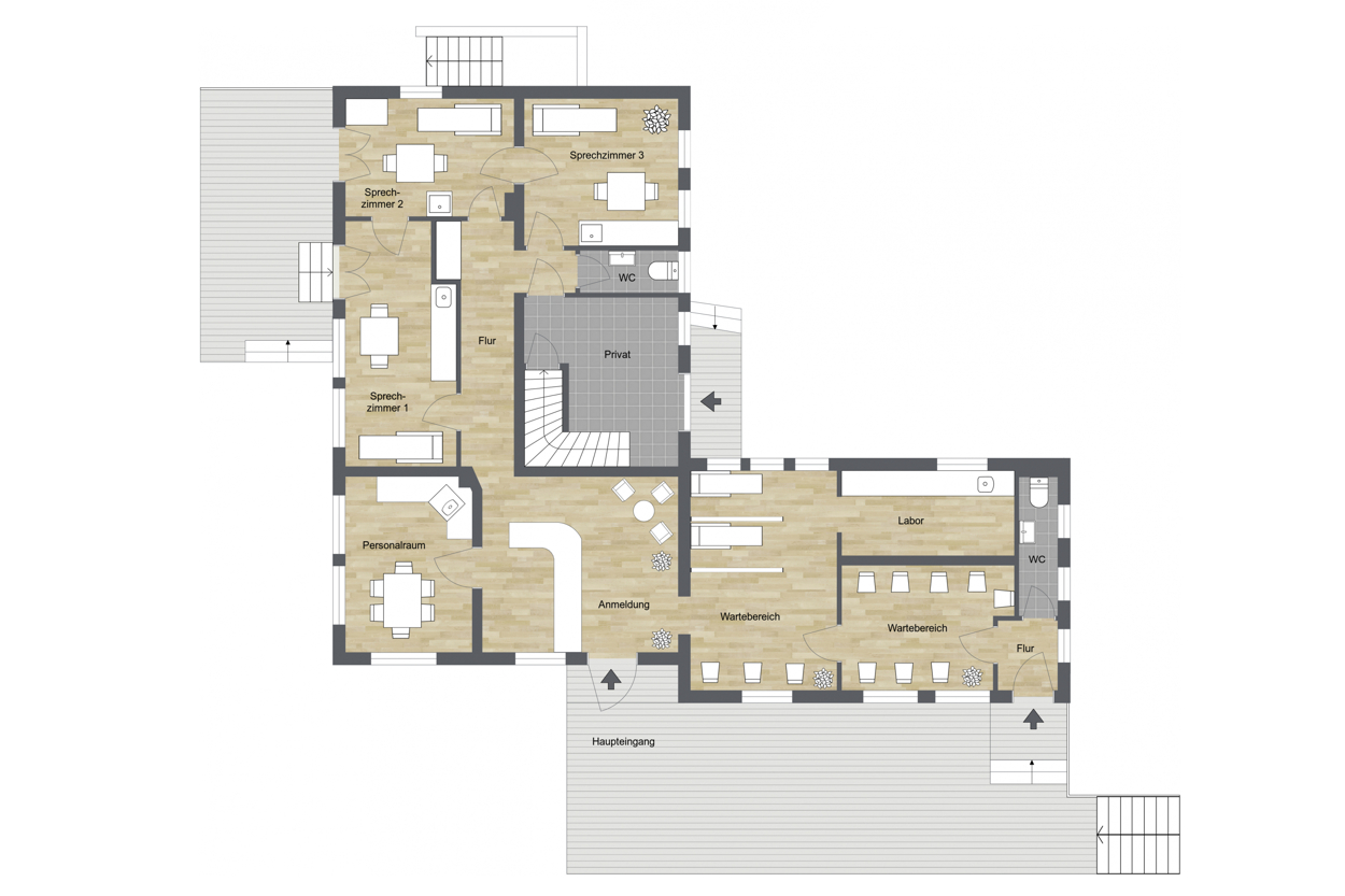 017 - Grundrissplan Erdgeschoss