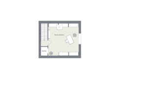 022 - Grundrissplan Spitzboden
