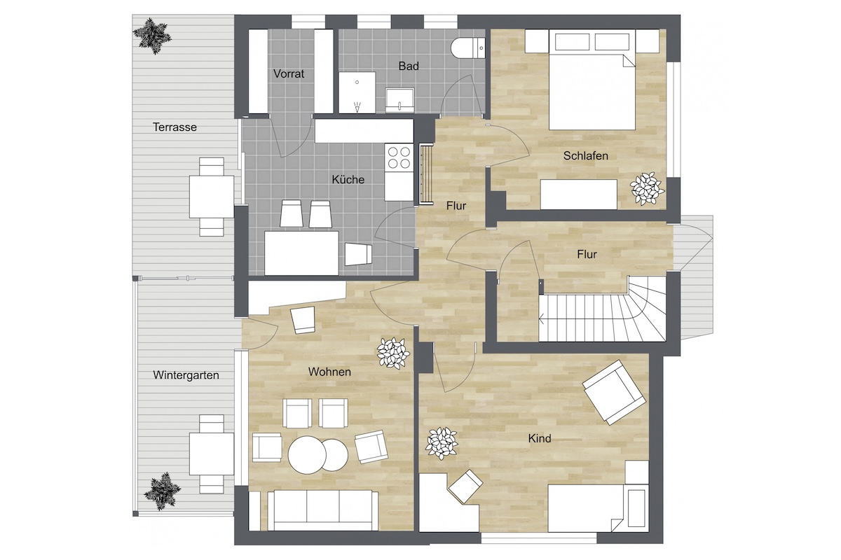 028 - Grundrissplan Erdgeschoss