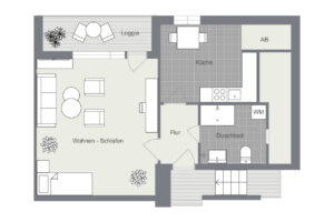010 - Grundrissplan Dachgeschoss