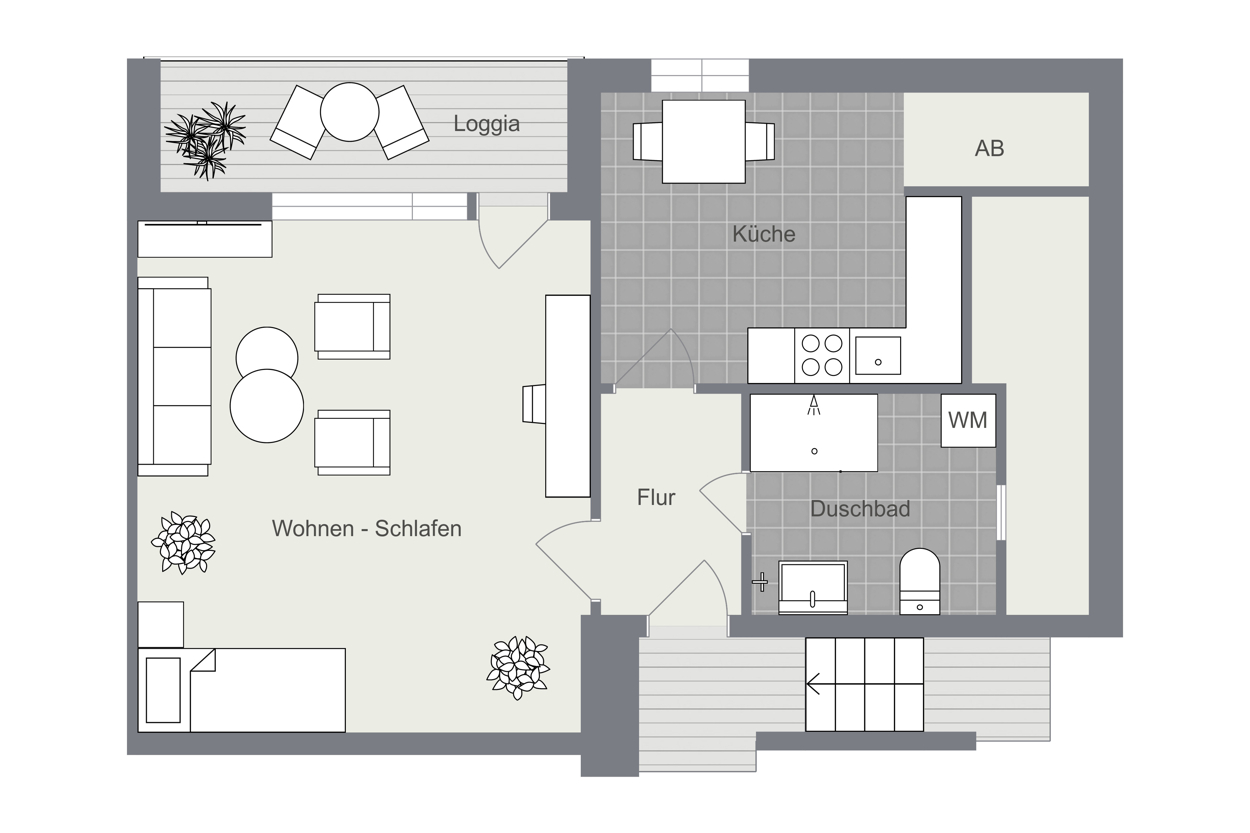 010 - Grundrissplan Dachgeschoss