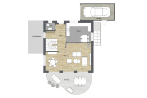 020 - Grundrissplan Erdgeschoss