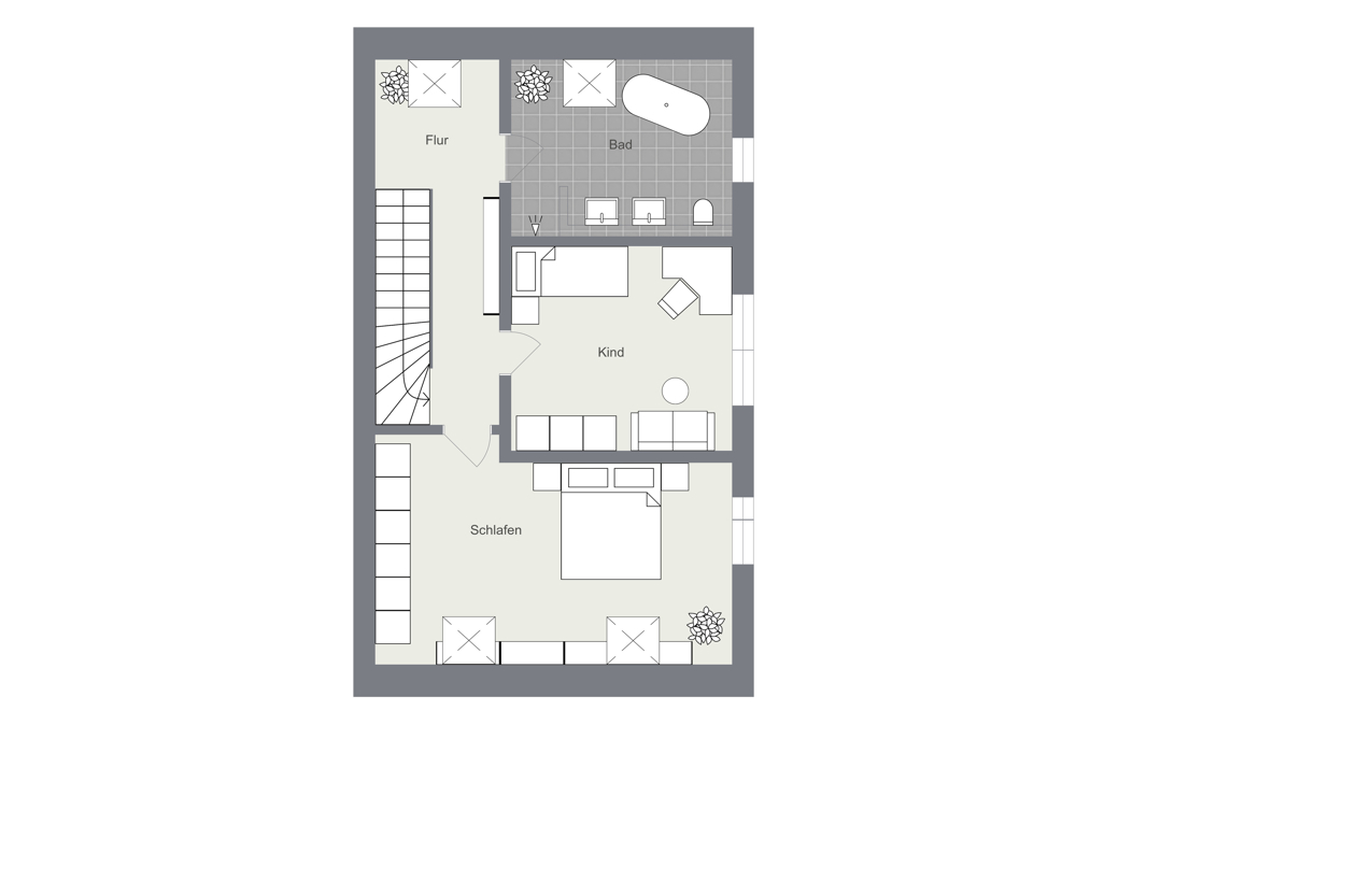 021 - Grundrissplan Dachgesschoss