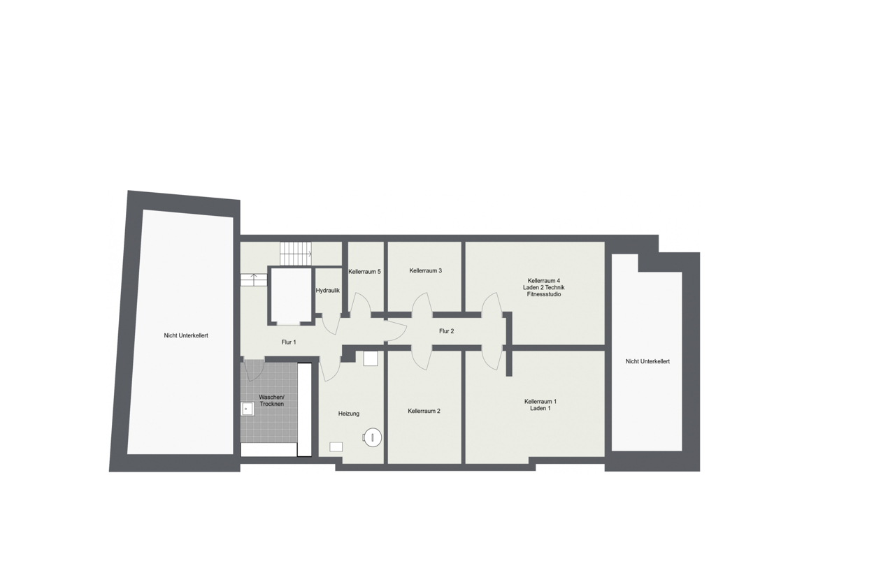 029 - Grundrissplan Haus 1 - Kellergeschoss