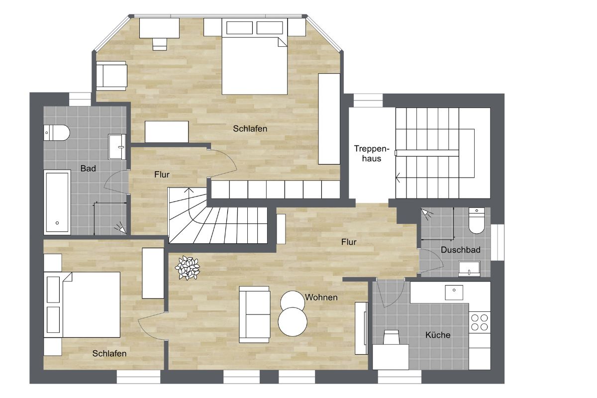 022 - Grundrissplan - Obergeschoss