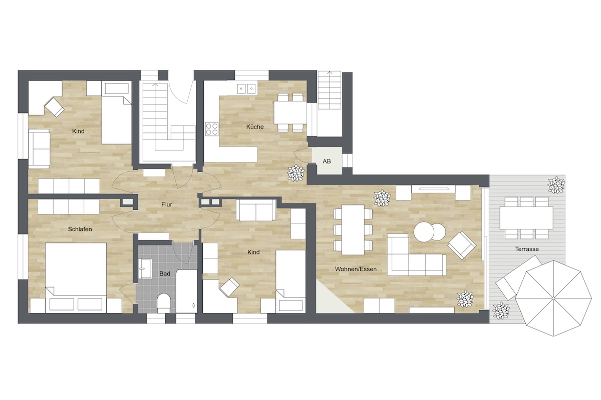 027 - Grundrissplan Erdgeschoss