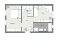 021 - Grundrissplan Obergeschoss