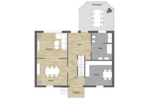 021 - Grundrissplan Erdgeschoss