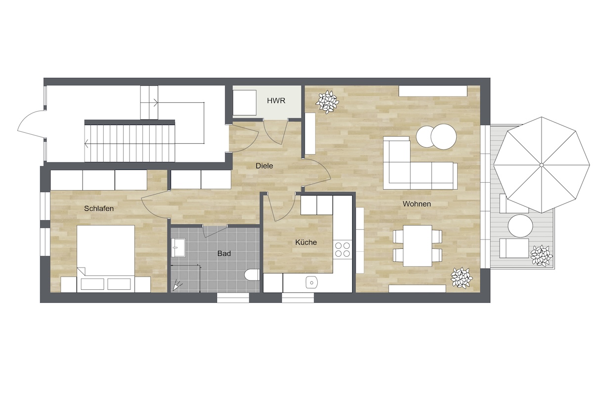 016 - Grundrissplan Erdgeschoss