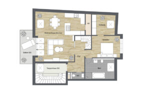 032 - Grundrissplan Haus 2 - Dachgeschoss