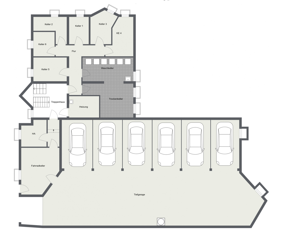 008 - Grundriss Kellergeschoss