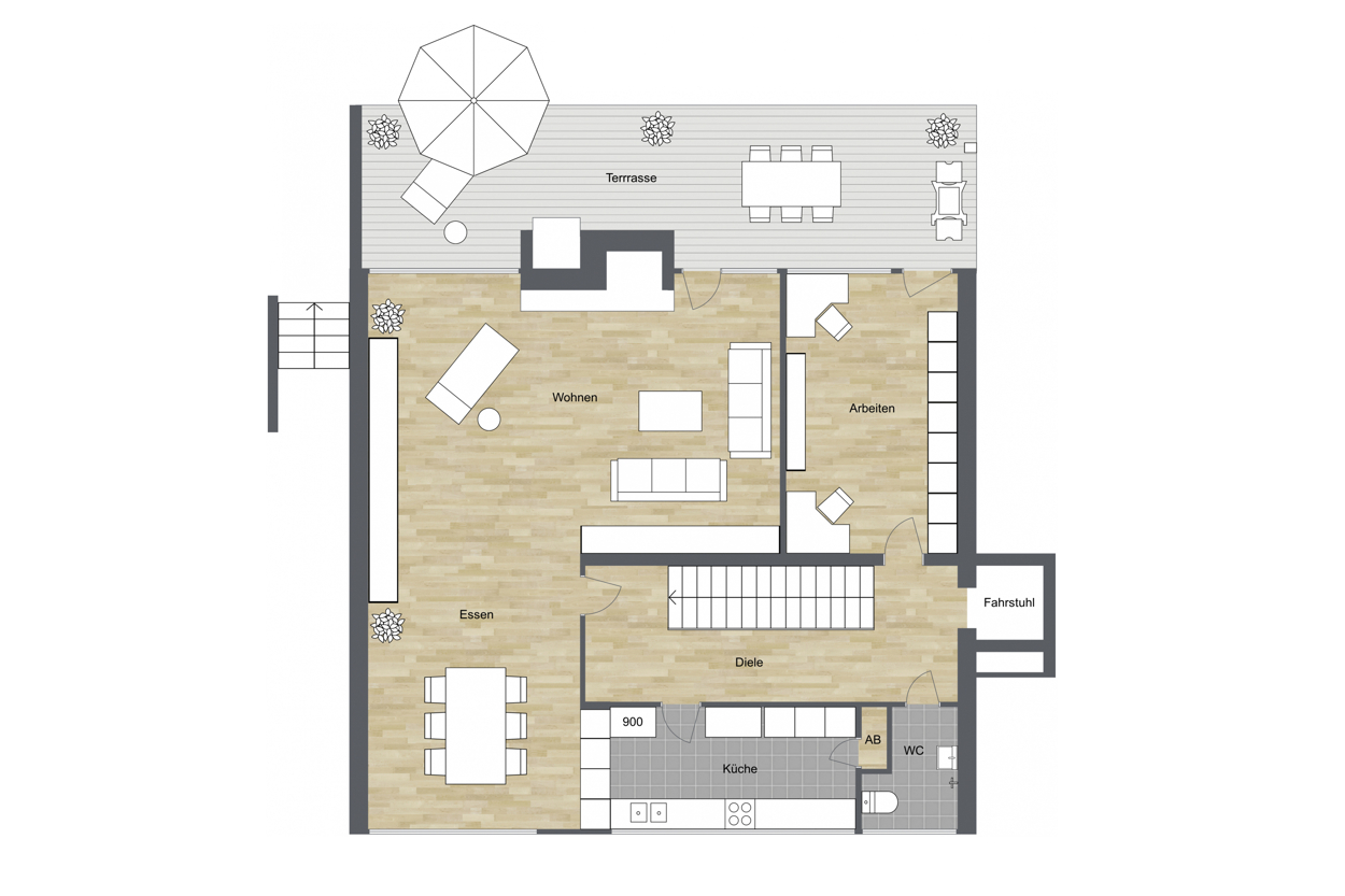 029 - Grundrissplan Erdgeschoss