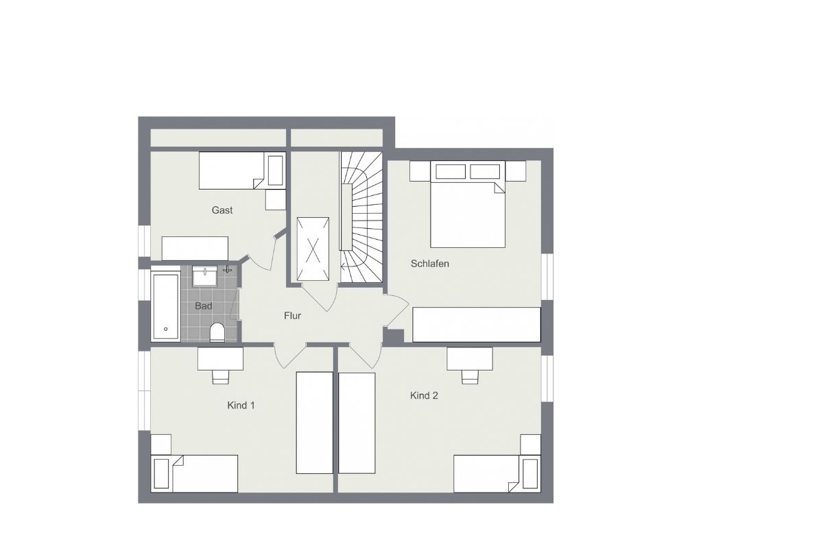 018 - Grundrissplan Dachgeschoss