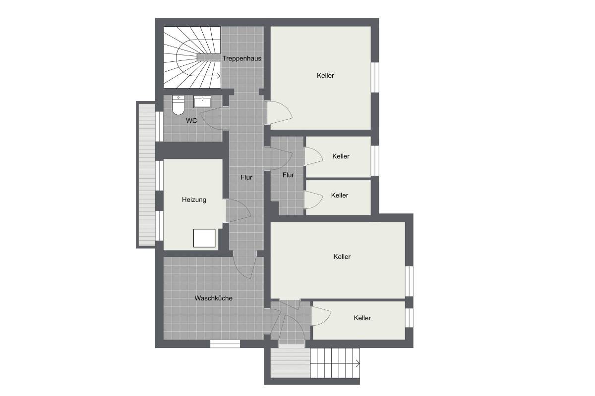 023 - Grundrissplan Kellergeschoss