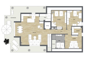028 - Grundriss Dachgeschoss