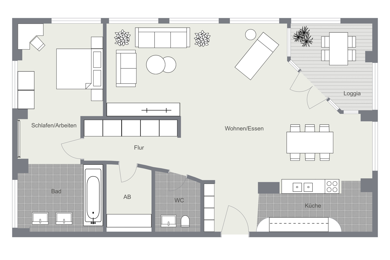 017 - Grundrissplan 3. Obergeschoss