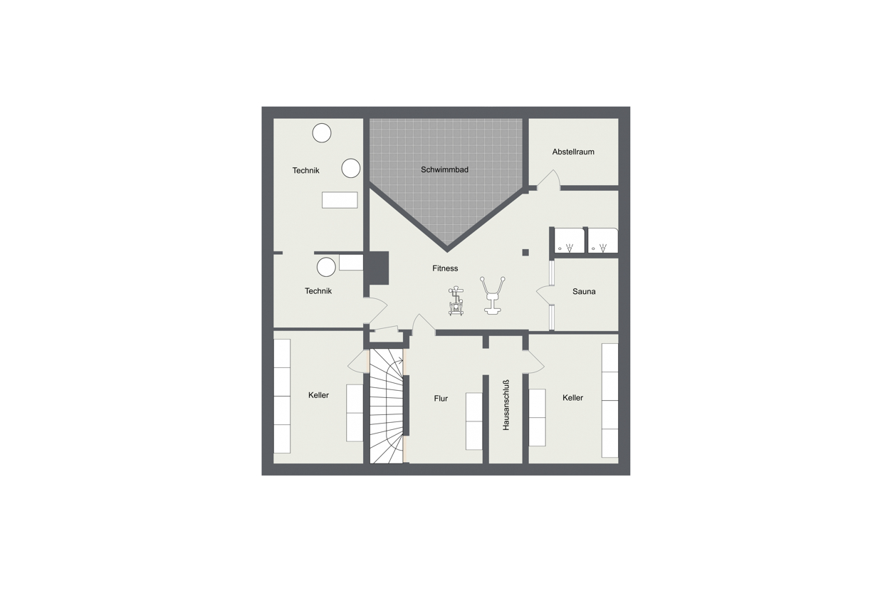 038 - Grundriss Kellergeschoss