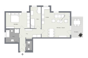 013 - Grundrissplan Erdgeschoss