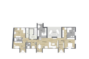 027 - Grundrissplan Haus 1 - Dachgeschoss