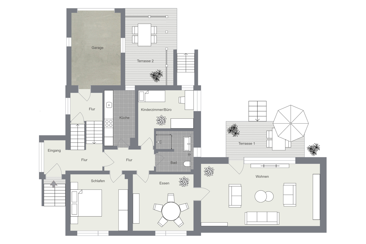023 - Grundrissplan Erdgeschoss