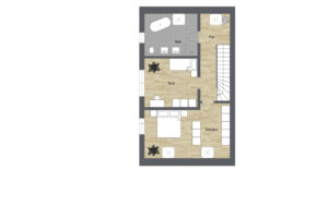 022 - Grundrissplan Obergeschoss