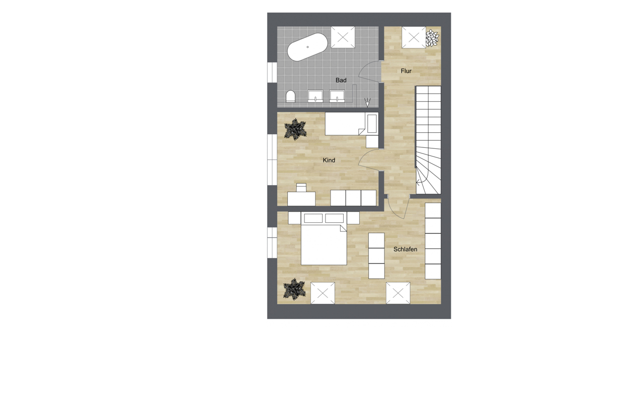 022 - Grundrissplan Obergeschoss
