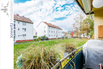 Bi-Schildesche - Nähe Johannesstift: Sanierte 3 Zimmer-Wohnung mit Balkon und Garage - 004 - Ausblick Balkon